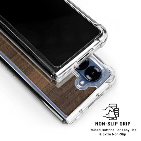 Kona Wood Galaxy Z Fold6 Clear Case